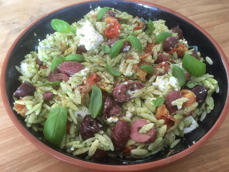Fregola sarda pasta met tomaten