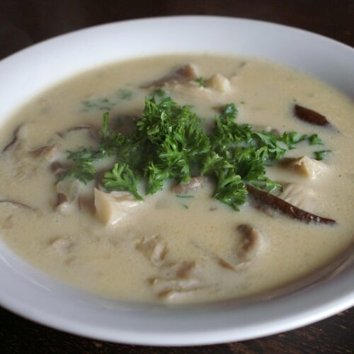 Paddenstoelencrèmesoep