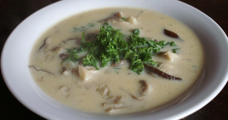 Paddenstoelencrèmesoep
