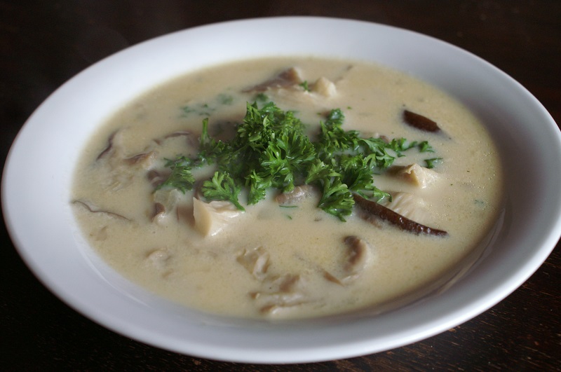 Paddenstoelencrèmesoep