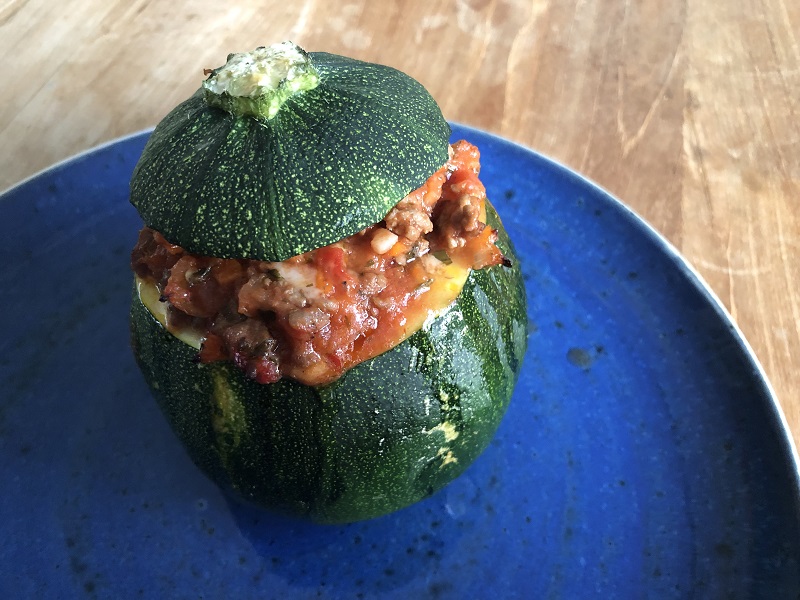 Bolcourgette bolognese