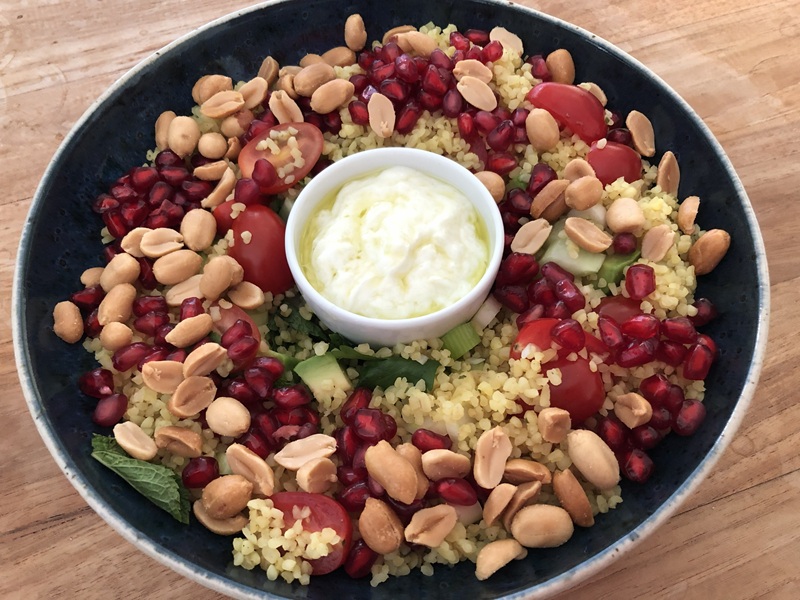 Bulgursalade met groenten